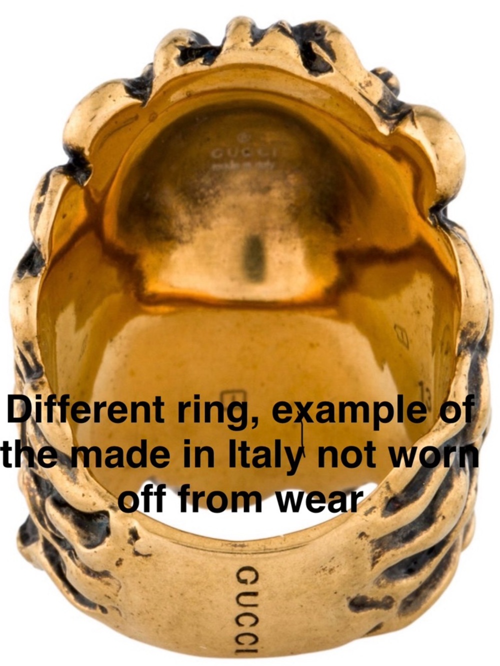 Gucci Lion Head Cocktail Ring - Picture 11 of 11